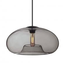 Besa Lighting J-BANA15SM-BK - Besa Pendant For Multiport Canopy Bana 15 Black Smoke 1x60W Medium Base