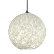 Besa Lighting J-COCO1219-BK - Besa Coco 12 Pendant For Multiport Canopy, Carrera, Black Finish, 1x60W Medium Base