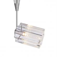 Besa Lighting RSP-ICE4CL-SN - Besa Ice 4 Spotlight, Clear Glass, Satin Nickel Finish, 1x35W Bipin