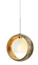Besa Lighting RXP-4293GG-SN - Besa Pendant Pogo Satin Nickel Gold/Inner Gold 1x35W MAX GY6.35 Base