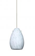 Besa Lighting XP-171319-SN - Besa Pendant Pera 6 Satin Nickel Carrera 1x50W Halogen