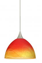 Besa Lighting XP-4679SL-SN - Besa Pendant Brella Satin Nickel Solare 1x50W MAX GY6.35 Base