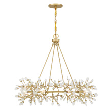 Savoy House 1-9855-8-328 - Once 8-Light Chandelier in Spun Gold by Breegan Jane