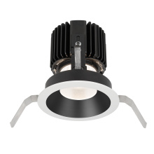 WAC US R4RD1T-NTWB-BKWT - Volta 4.5" Round Shallow Regressed Trim with LED Light Engine