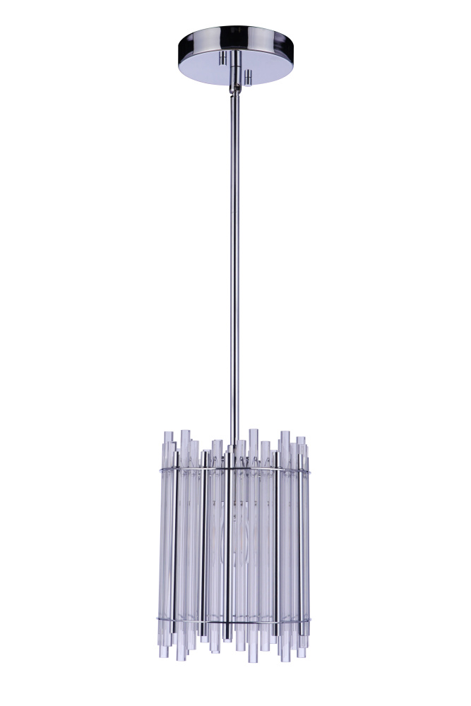 Reveal 1 Light Pendant in Chrome
