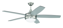 Craftmade PHZ52BNK5-BNGW - 52" Ceiling Fan w/ 5 Blades, LED Light Kit & Wall Control