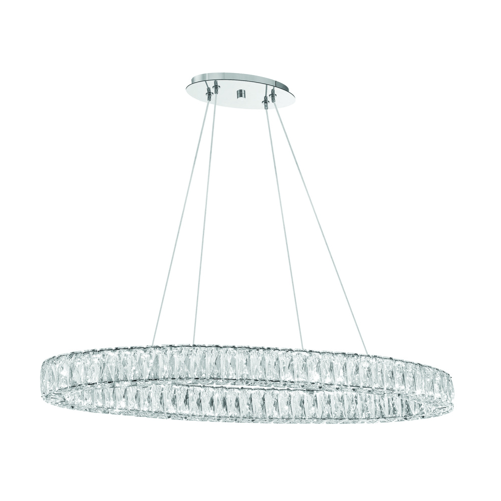 Kinsley LED Polished Chrome Chandelier