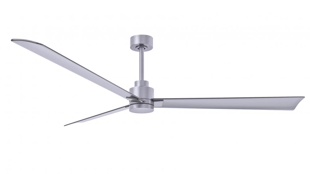 Alessandra - 72" Three Blade Transitional Ceiling Fan - Brushed Nickel Finish
