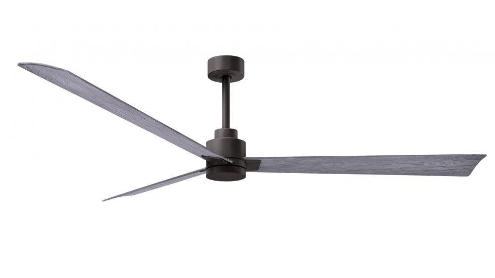 Alessandra - 72" Three Blade Transitional Ceiling Fan - Textured Bronze Finish