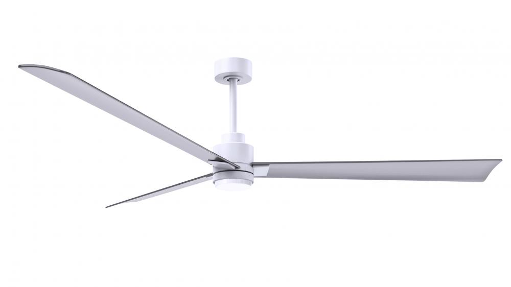 Alessandra - 72" Three Blade Transitional Ceiling Fan - 5CCT Integrated LED - Matte White Finish