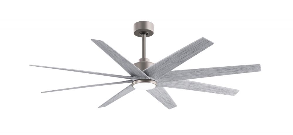 Ariella - Eight Blade Ceiling Fan - 5CCT Integrated LED - Brushed Nickel Finish