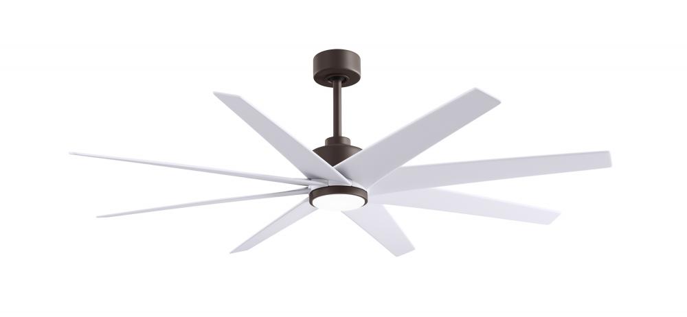 Ariella - Eight Blade Ceiling Fan - 5CCT Integrated LED - Textured Bronze Finish