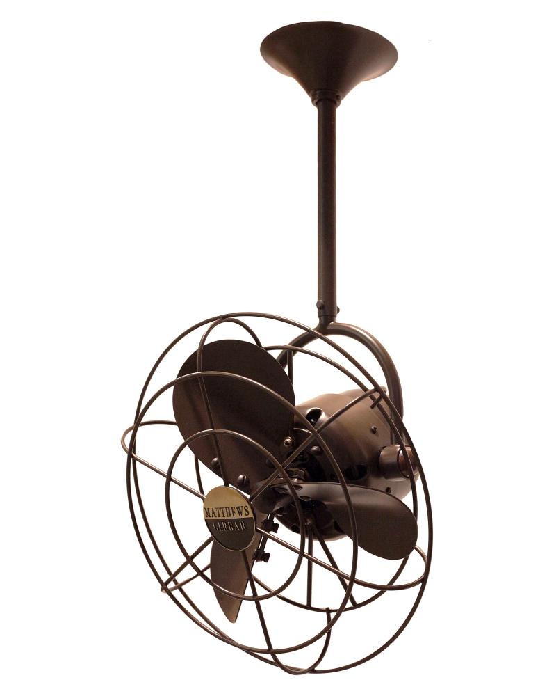 Bianca Direcional - Directional Ceiling Fan - Bronzette Finish - Metal Blades