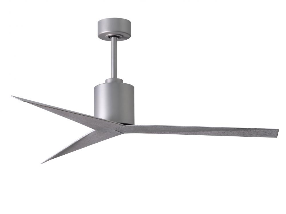 Eliza - Ceiling Fan - Brushed Nickel Finish - Barn Wood Tone Blades