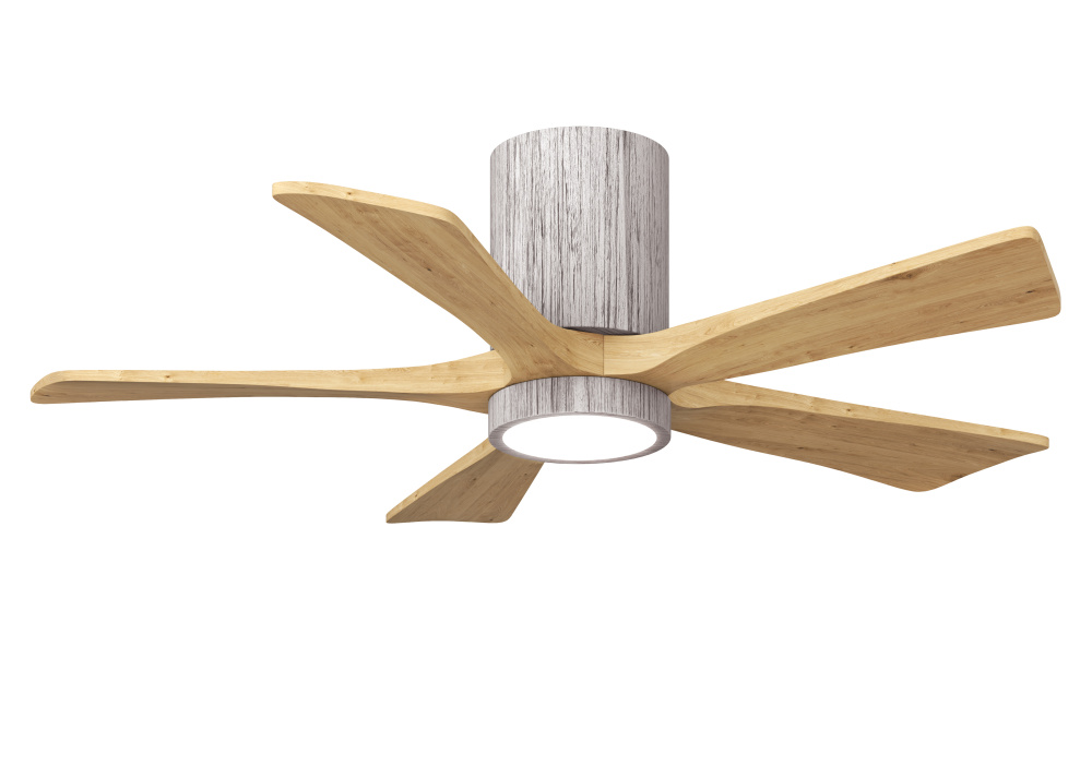 Irene - 5HLK - 42" Five Blade Flush Mount Paddle Fan - 5CCT Integrated LED - Barn Wood Tone Fini