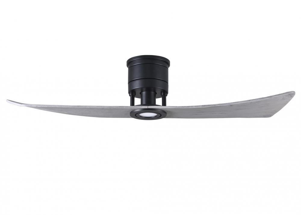 Lindsay - Ceiling Fan - Integrated LED - Matte Black Finish - Barn Wood Tone Blades