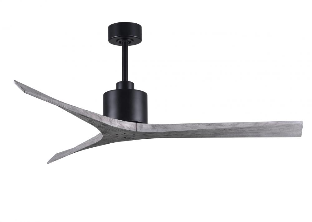 Mollywood - 60" Ceiling Fan - Matte Black Finish - Barn Wood Tone Blades