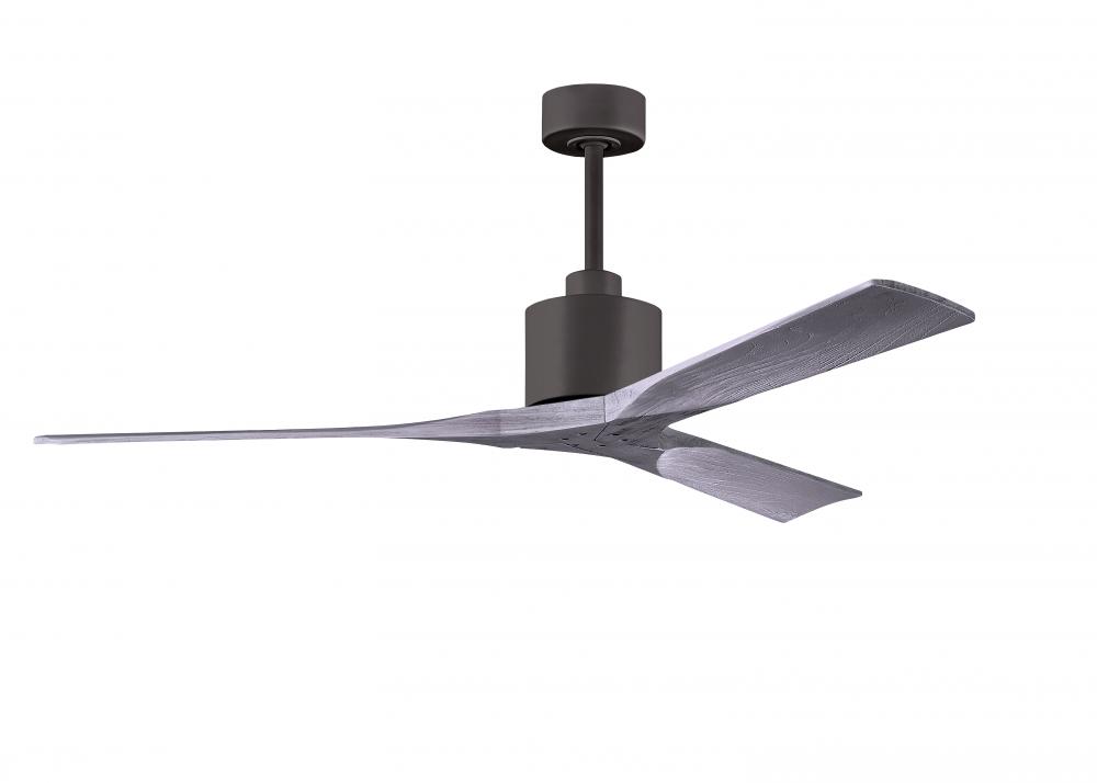 Nan - 60" Ceiling Fan - Textured Bronze Finish - Barn Wood Tone Blades