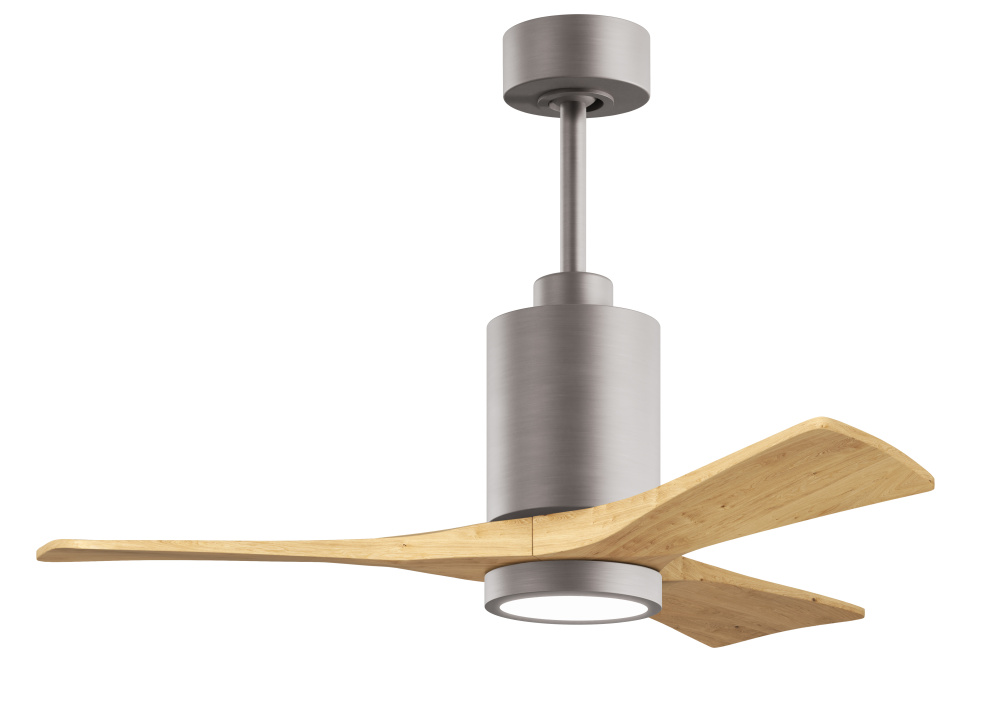 Patricia - 3 - 42" Three Blade Ceiling Fan - 5CCT Integrated LED - Brushed Nickel Finish