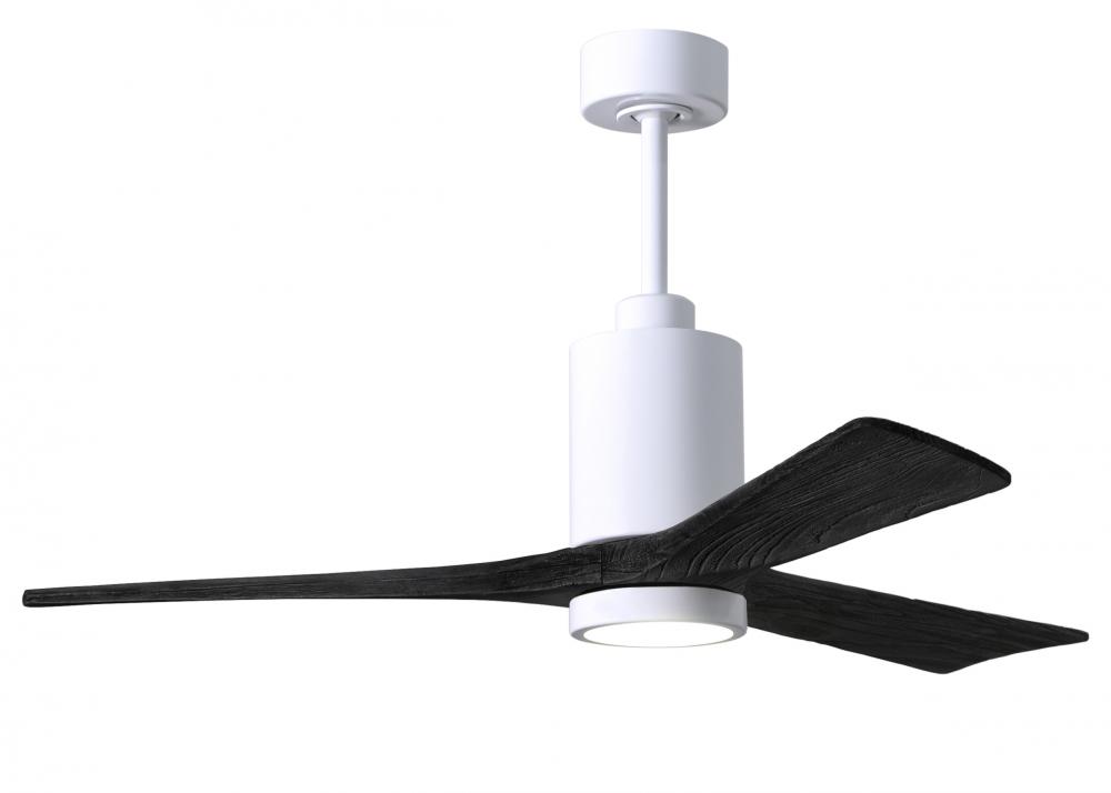 Patricia-3 - 52" Three Blade Ceiling Fan - 5CCT Integrated LED - Gloss White Finish