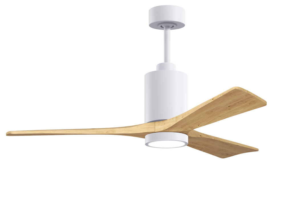Patricia - 3 - 52" Three Blade Ceiling Fan - 5CCT Integrated LED - Gloss White Finish