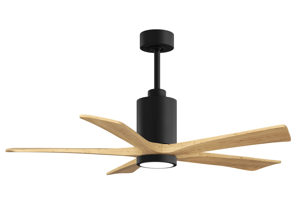 Patricia - 5 - 52" Five Blade Ceiling Fan - 5CCT Integrated LED - Matte Black Finish