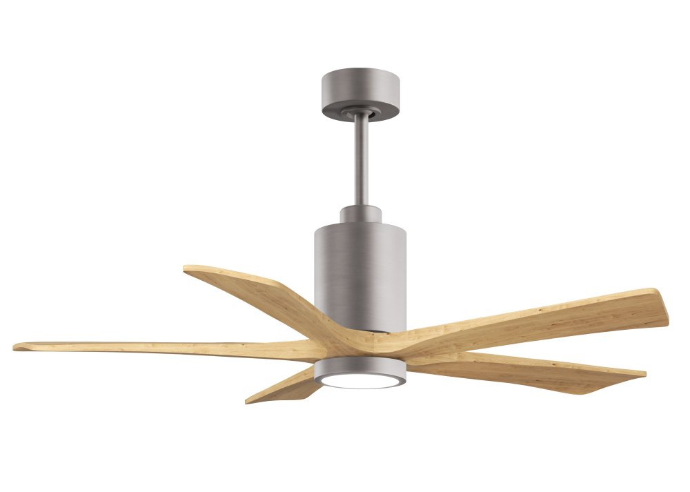 Patricia - 5 - 52" Five Blade Ceiling Fan - 5CCT Integrated LED - Brushed Nickel Finish