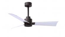 Matthews Fan Company AK-TB-MWH-42 - Alessandra - 42" Three Blade Transitional Ceiling Fan - Textured Bronze Finish