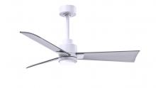 Matthews Fan Company AKLK-MWH-BN-42 - Alessandra - 42" Three Blade Transitional Ceiling Fan - 5CCT Integrated LED - Matte White Finish