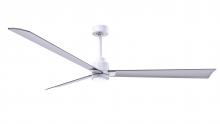 Matthews Fan Company AKLK-MWH-BN-72 - Alessandra - 72" Three Blade Transitional Ceiling Fan - 5CCT Integrated LED - Matte White Finish