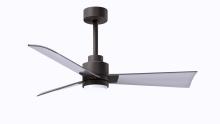 Matthews Fan Company AKLK-TB-BN-42 - Alessandra-42" Three Blade Transitional Ceiling Fan-5CCT Integrated LED-Textured Bronze Finish
