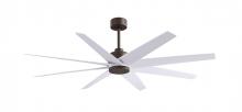 Matthews Fan Company AN-TB-MWH-64 - Ariella - Textured Bronze - Matte White Blades - 64" Blades - 10" Downrod