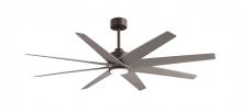 Matthews Fan Company ANLK-TB-BN-64 - Ariella - Eight Blade Ceiling Fan - 5CCT Integrated LED - Textured Bronze Finish