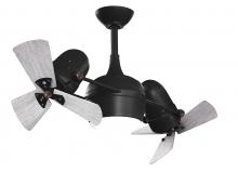 Matthews Fan Company DGLK-BK-WDBW - Dagny LK - Rotational Ceiling Fan - Integrated LED - Matte Black Finish