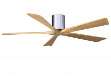 Matthews Fan Company IR5H-CR-LM-60 - Irene - 5H - Polished Chrome - Light Maple Blades - 60" Blades