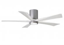 Matthews Fan Company IR5HLK-BN-MWH-52 - Irene - 5HLK - Brushed Nickel - Matte White Blades - 52" Blades