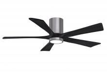 Matthews Fan Company IR5HLK-BP-BK-52 - Irene - 5HLK - Brushed Pewter - Matte Black Blades - 52" Blades