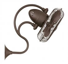 Matthews Fan Company ME-TB - Melody - Oscillating Wall Fan - Textured Bronze Finish