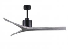 Matthews Fan Company MW-BK-BW-60 - Mollywood - 60" Ceiling Fan - Matte Black Finish - Barn Wood Tone Blades