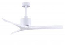 Matthews Fan Company MW-MWH-MWH-52 - Mollywood - 52" Ceiling Fan - Matte White Finish - Matte White Blades