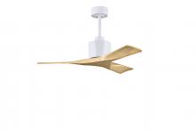 Matthews Fan Company NK-MWH-LM-42 - Nan - 42" Ceiling Fan - Matte White Finish -Light Maple Tone Blades