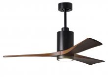Matthews Fan Company PA3-BK-WA-52 - Patricia-3 - 52" Three Blade Ceiling Fan - 5CCT Integrated LED - Matte Black Finish