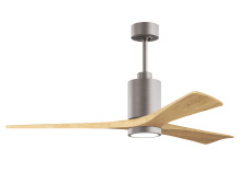 Matthews Fan Company PA3-BN-LM-60 - Patricia-3 - 60" Three Blade Ceiling Fan - 5CCT Integrated LED - Brushed Nickel Finish