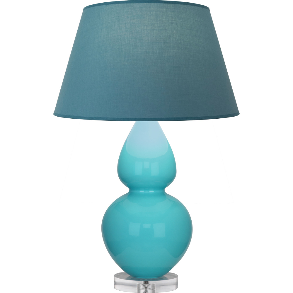 Egg Blue Double Gourd Table Lamp