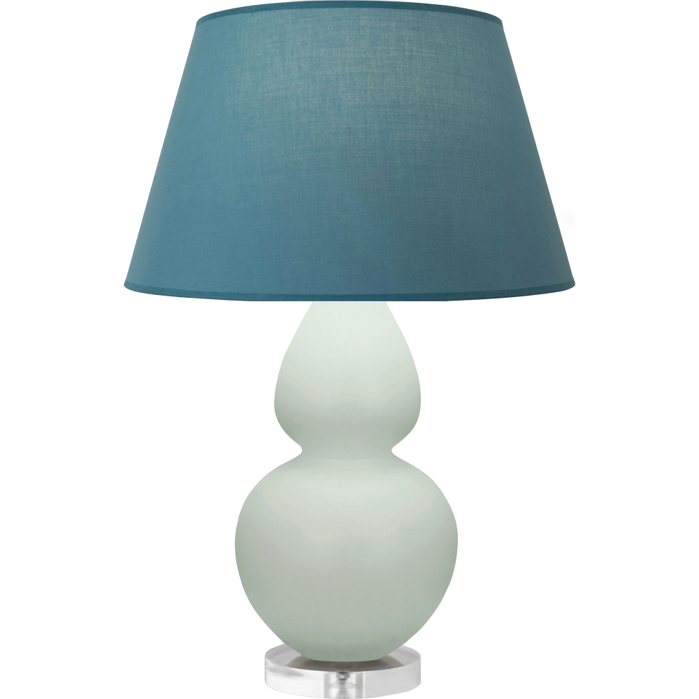 Matte Celadon Double Gourd Table Lamp