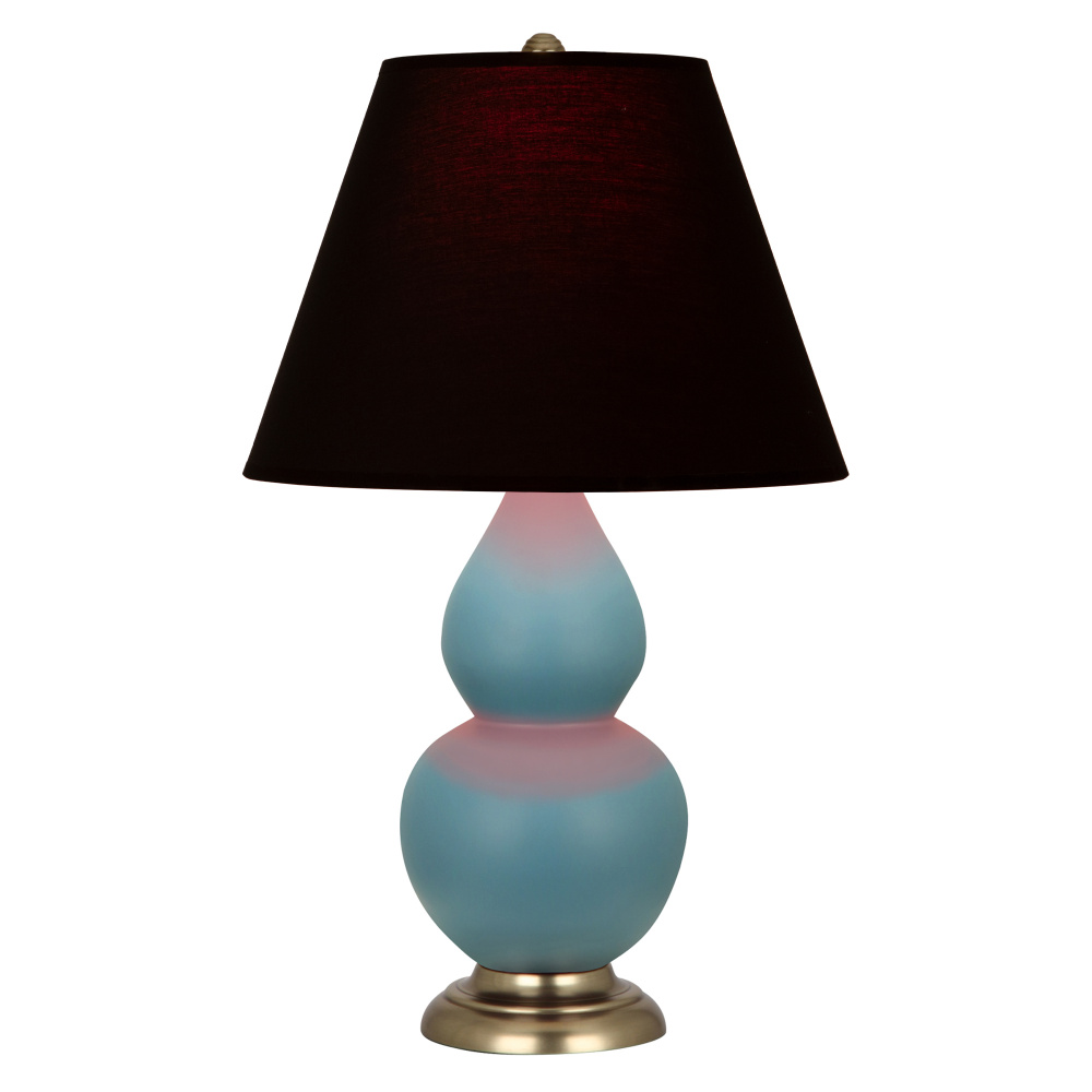 Matte Steel Blue Small Double Gourd Accent Lamp