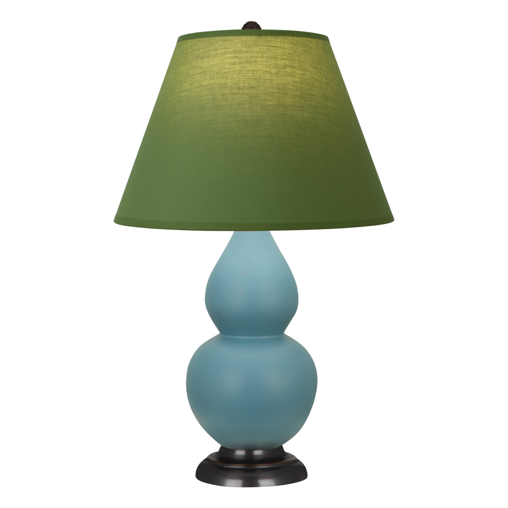 Matte Steel Blue Small Double Gourd Accent Lamp