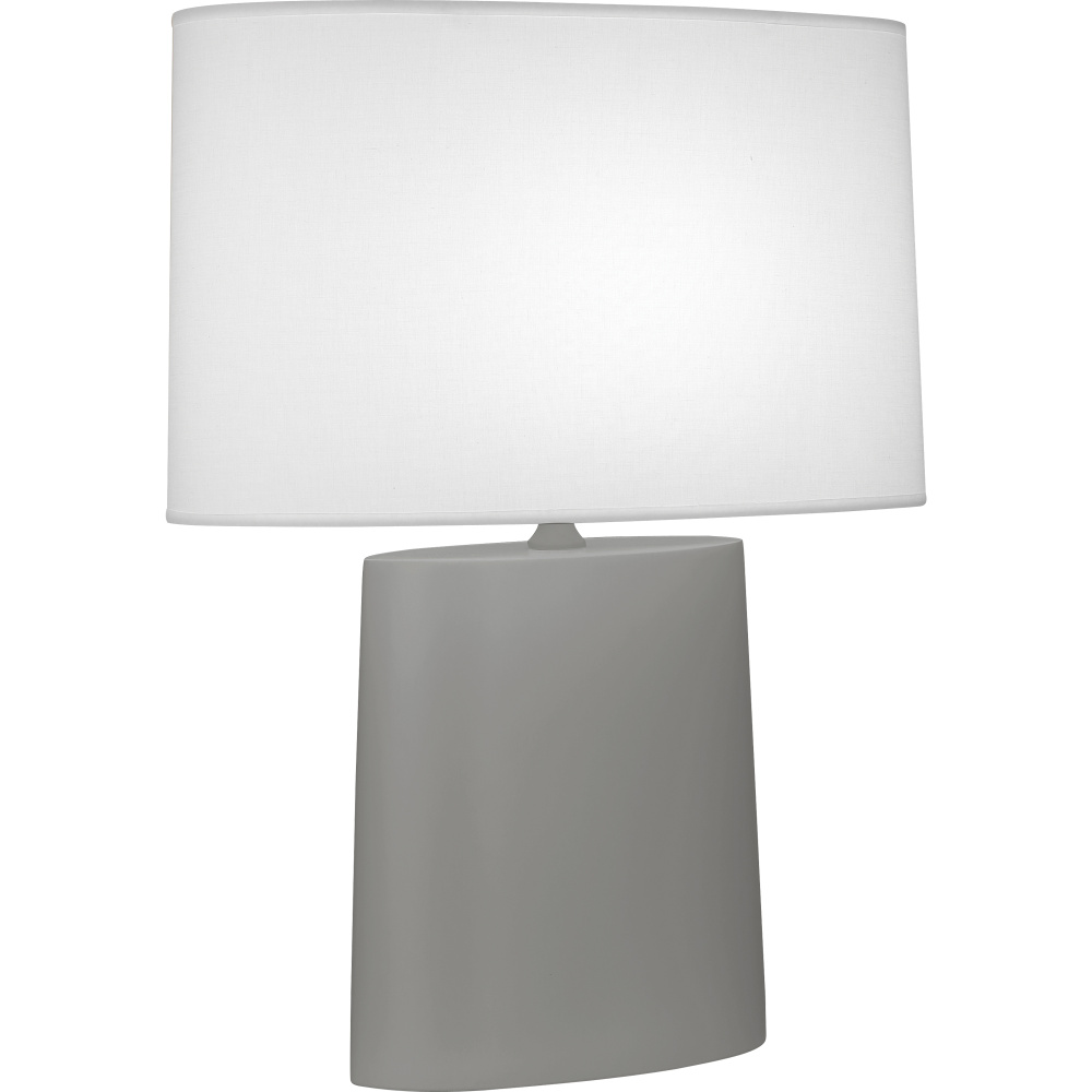 Matte Smokey Taupe Victor Table Lamp