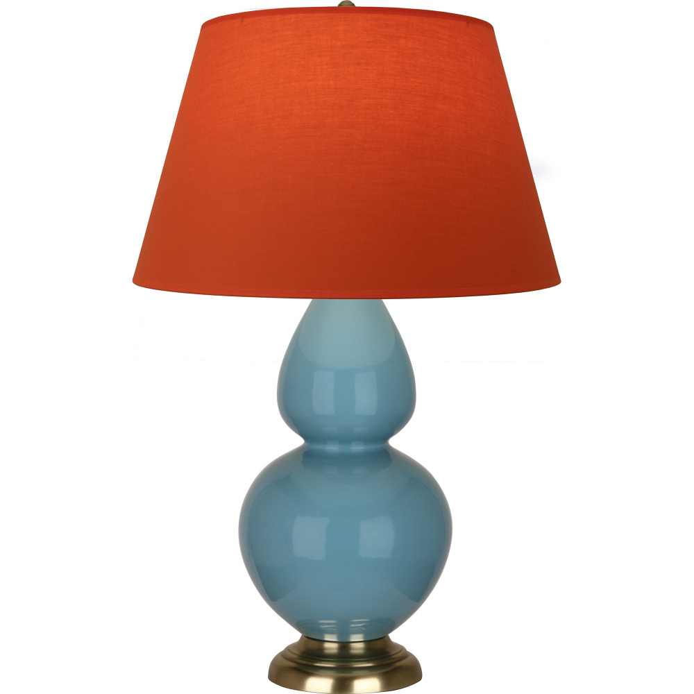 Steel Blue Double Gourd Table Lamp