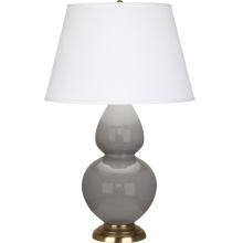 Robert Abbey 1748X - Smokey Taupe Double Gourd Table Lamp